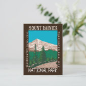 Mount Rainier National Park  Briefkaart (Staand voorkant)