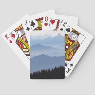 Mount Rainier National Park Cascadegebergte Pokerkaarten
