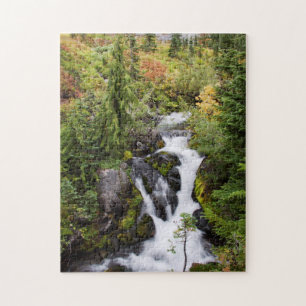 Mount Rainier National Park, herfststroom Legpuzzel