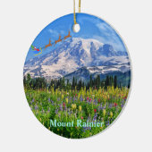Mount Rainier National Park Keramisch Ornament (Links)