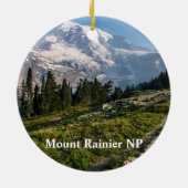 Mount Rainier National Park Keramisch Ornament (Achterkant)