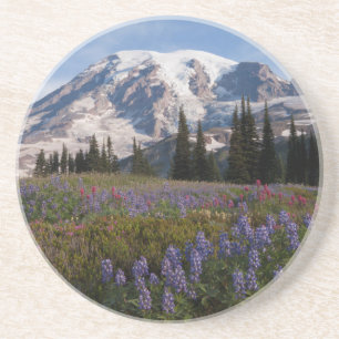 Mount Rainier National Park, Mount Rainier 3 Zandsteen Onderzetter