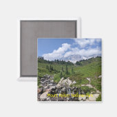 Mount Rainier National Park Myrtle Herfsten Magnet Magneet (Voorkant / Achterkant)