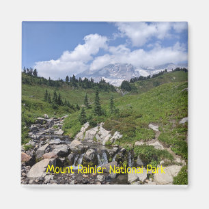 Mount Rainier National Park Myrtle Herfsten Magnet Magneet