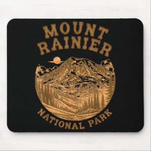 Mount Rainier National Park Reizende Natuurliefheb Muismat