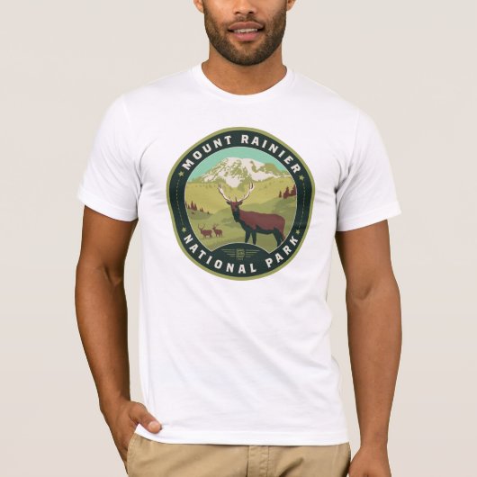 Mount Rainier National Park T-shirt (Voorkant)