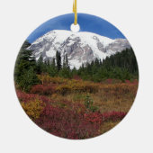 Mount Rainier National Park Vakantie Keramisch Ornament (Achterkant)