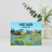 Mount Rainier National Park Washington Briefkaart (Staand voorkant)