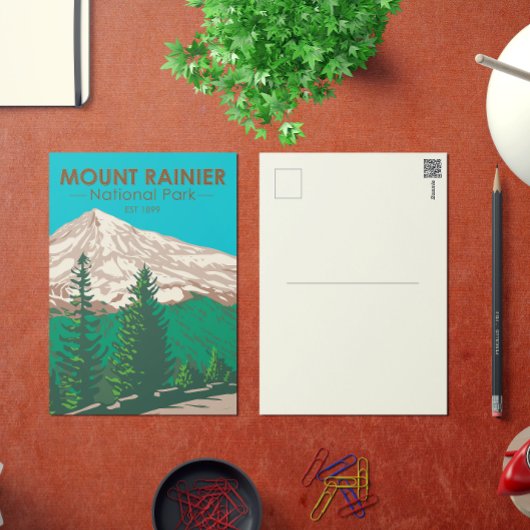Mount Rainier National Park Washington  Briefkaart