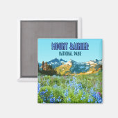 Mount Rainier National Park Washington  Magneet (Voorkant / Achterkant)