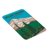 Mount Rainier National Park Washington Magneet (Rechterzijde)