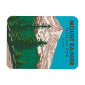 Mount Rainier National Park Washington Magneet (Horizontaal)