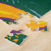 Mount Rainier National Park Washington Retro Legpuzzel (Zijkant)