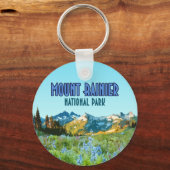 Mount Rainier National Park Washington  Sleutelhanger (Voorkant)