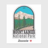 Mount Rainier National Park Washington  Sticker (Vel)