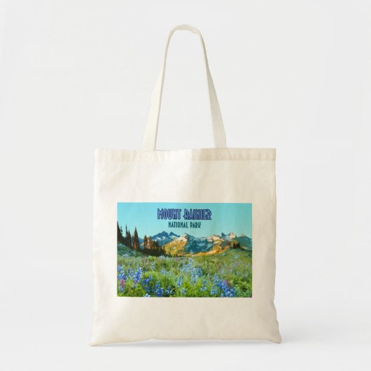 Mount Rainier National Park Washington  Tote Bag (Voorkant)
