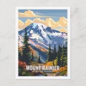 Mount Rainier National Park Washington USA Briefkaart (Voorkant)