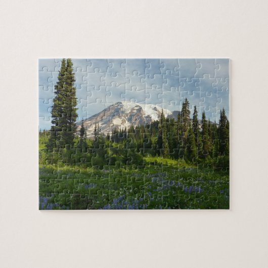 Mount Rainier Ochtendlicht Legpuzzel (Horizontaal)