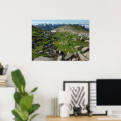 Mount Rainier Panorama Point Poster (Thuiskantoor)