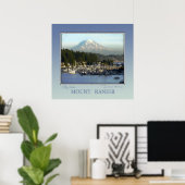 Mount Rainier Poster (Thuiskantoor)