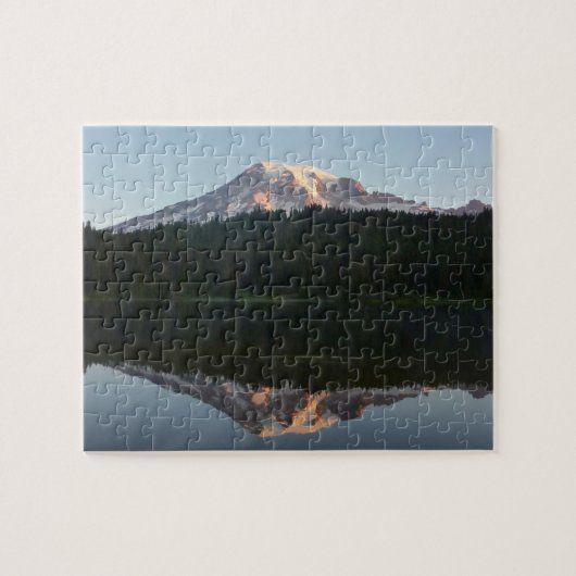 Mount Rainier Reflecteerde Sunrise I Legpuzzel (Horizontaal)