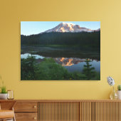 Mount Rainier Reflecteerde Sunrise II Canvas Afdruk (Insitu (Woonkamer))