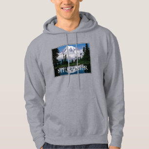 Mount Rainier   Reflectie in een bergvijver Hoodie