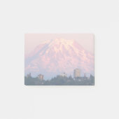 Mount Rainier Roze Alpenglow Landschap Post-it® Notes (Voorkant)