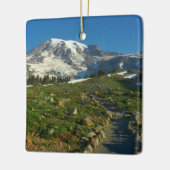 Mount Rainier Skyline Trail Keramisch Ornament (Links)