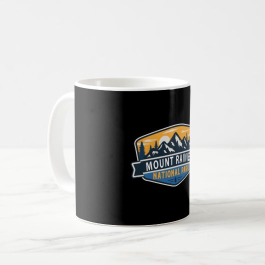Mount Rainier - � van avontuur Koffiemok (Voorkant links)