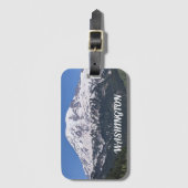 Mount Rainier, Washington Foto Bagagelabel (Voorkant (verticaal))