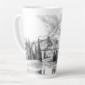 Mount Rainier, Washington Latte Mok (Linkerhoek)