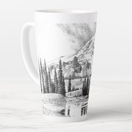 Mount Rainier, Washington Latte Mok (Linkerhoek)