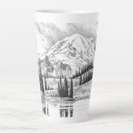 Mount Rainier, Washington Latte Mok