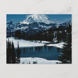 Mount Rainier, Washington State, VS Winter Briefkaart