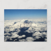 Mount Rainier, Washington, Vue aérienne, Carte pos (Devant)