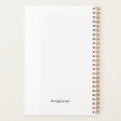Mount Rainier Washington Waterverf Planner (Achterkant)