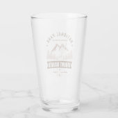 Mount Rainier Wilderness Deer Design Glas (Achterkant)