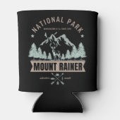 Mount Rainier Wilderness Deer Graphic  Blikjeskoeler (Achterkant)