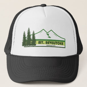 Mount Revelstoke National Park Groene Strepen Trucker Pet