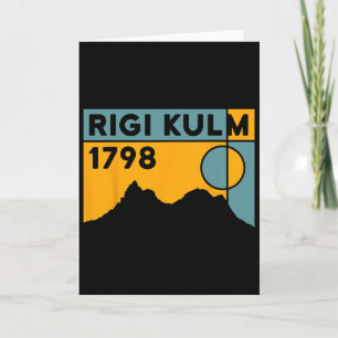 Mount Rigi Kulm Meer van Luzern Fietstochten Wande Kaart