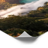 Mount Rinjani Volcano Crater Sunrise Wall Art Poster (Hoek)