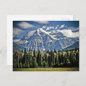 Mount Robson, Canadese Rockies, Briefkaart (Voorkant / Achterkant)