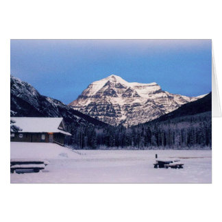 Mount Robson in Winter