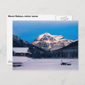 Mount Robson in Winter Briefkaart (Voorkant / Achterkant)