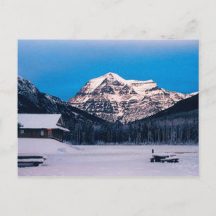 Mount Robson in Winter Briefkaart