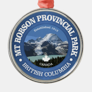 Mount Robson PP Metalen Ornament