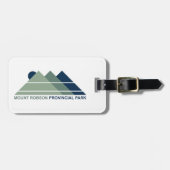 Mount Robson Provincial Park Mountain Sun Bagagelabel (Voorkant horizontaal)