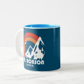 Mount Robson Sun Eagle Tweekleurige Koffiemok (Voorkant links)