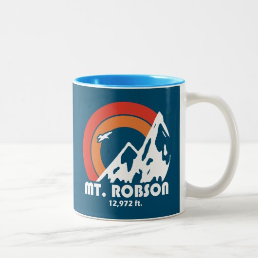 Mount Robson Sun Eagle Tweekleurige Koffiemok (Rechts)